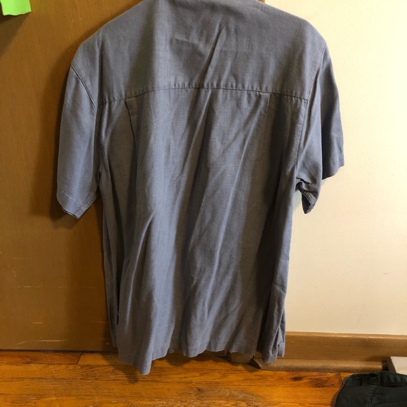 Men’s Old Navy grey linen/cotton blend shirt - Picture 2 of 3